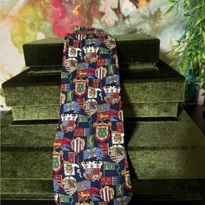 Tommy Hilfiger Multicolor Crest Tie